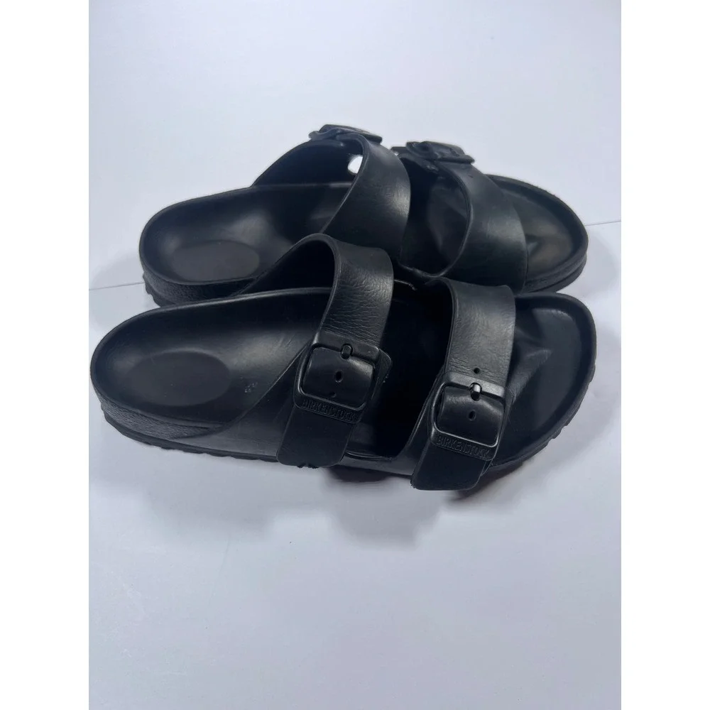 Birkenstock Arizona EVA Sandals Kids Size 33 Black Waterproof Double Strap Slide
